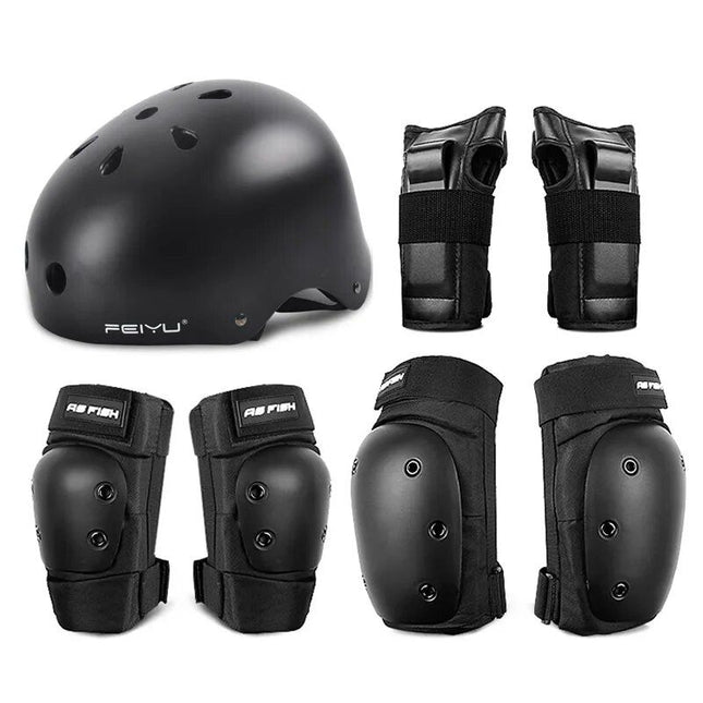 Knee, Elbow, Wrist Pads & Helmet for Skating and Cycling - Wnkrs