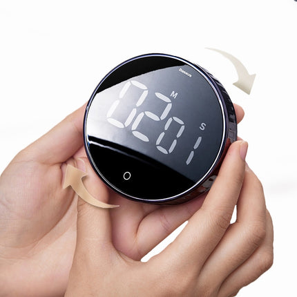 Multi-Function Magnetic Kitchen Timer: Digital Countdown and Stopwatch with LED Display