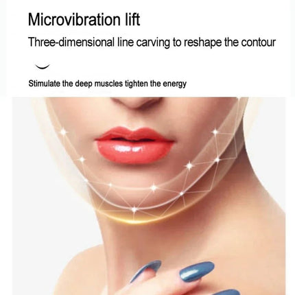 Face & Neck Lifting Vibratory Beauty Device: Anti-Wrinkle & Skin Rejuvenation Massager - Wnkrs