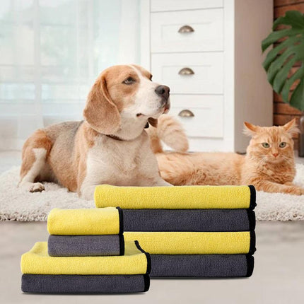 Serviette pour animaux de compagnie en microfibre super absorbante