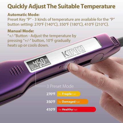 Professional Titanium Hair Straightener - Wnkrs