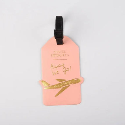 Portable PU Leather Luggage Tag