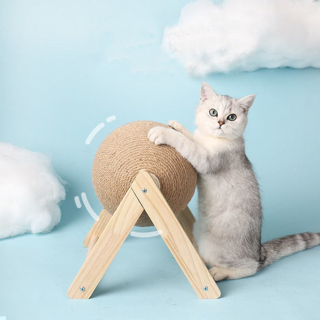 Pelota de juguete para rascar para gatos