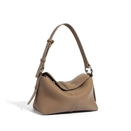 Sac à bandoulière élégant en cuir véritable pour femme