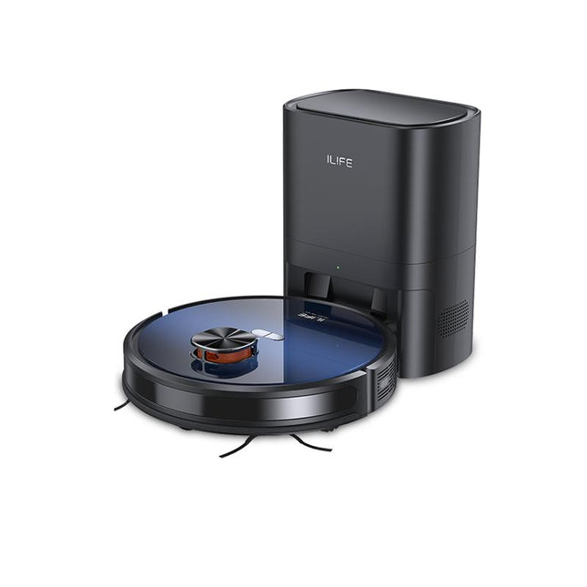 Aspirateur robot intelligent avec station de vidage automatique, aspiration 3000 Pa, contrôle par application