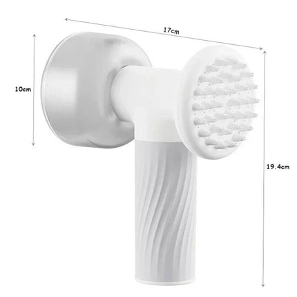 Effortless Pet Bubble Bath Brush: Soothing Massage & Automatic Foaming - Wnkrs