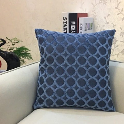 Home Decorative Sofa Throw Pillows Flannel Cushion Cover - Wnkrs