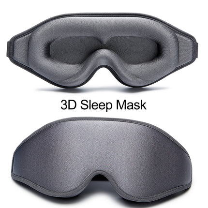 Masque de sommeil 3D en mousse à mémoire de forme pour les yeux