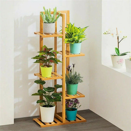 Bamboo Multi-Tier Plant Stand - Wnkrs