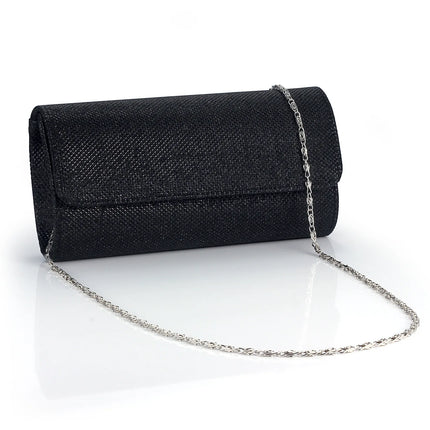 Luxury Shiny Chain Crossbody Clutch - Perfect Wedding & Party Bag