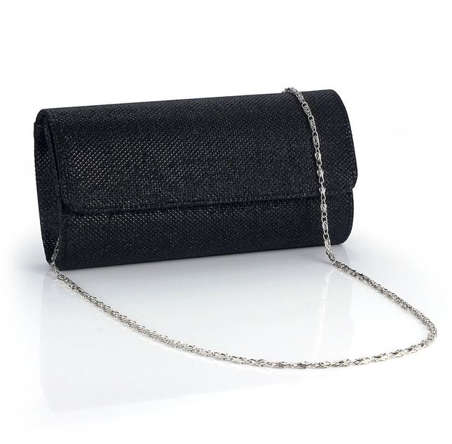 Pochette bandoulière de luxe à chaîne brillante - Sac parfait pour mariage et fête