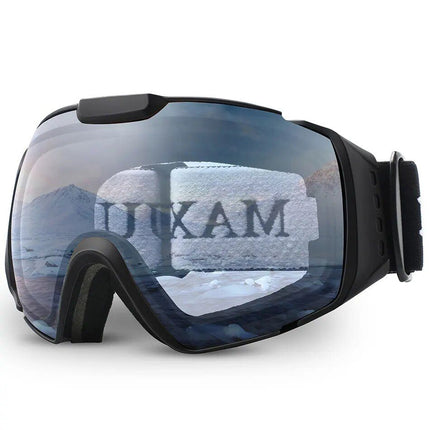 Multi-Purpose OTG Ski Goggles with Anti-Fog, UV Protection & Helmet Compatibility - Wnkrs