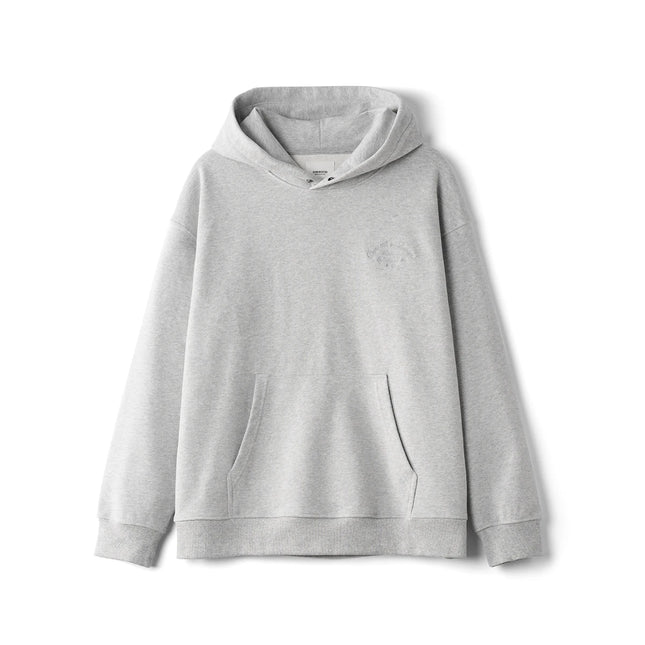 Sweat à capuche oversize en tissu pêche carbone 400 g/m²