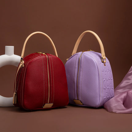 Sac à main tendance de couleur unie pour femme - Sac à bandoulière simple