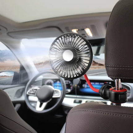 Ventilador multidireccional para asiento trasero de automóvil