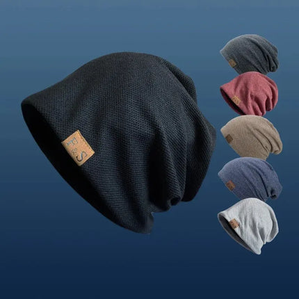 Bonnet tricoté chaud pour hommes et femmes