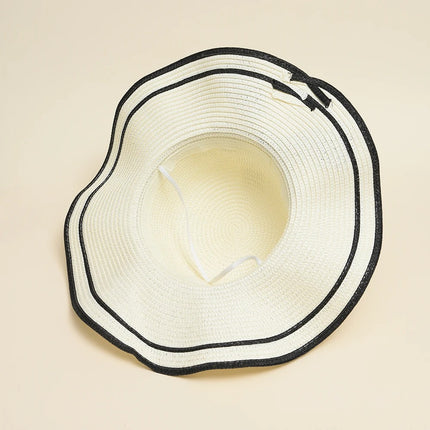 Bowknot Straw Sun Hat