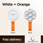 White and Orange