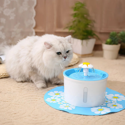 Fuente de agua automática para perros y gatos de 1,6 l