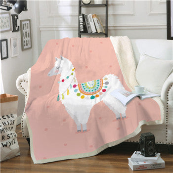 Square Blanket Thick Plush Digital Printing - Wnkrs