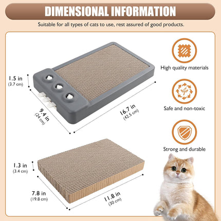 Planche à gratter durable pour chat