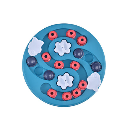 Juguete interactivo tipo rompecabezas para perros y cuenco de alimentación lenta