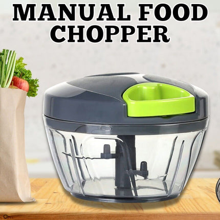 Hand Pull Chopper Vegetable Fruit Cutter Food Onion Veggie Dicer Slicer Kitchen - Wnkrs