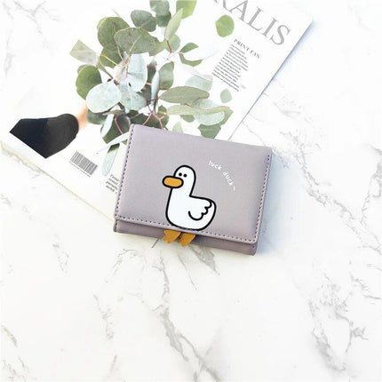 Charming Duck-Themed Mini Women's Wallet - Wnkrs