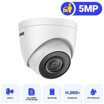 5MP HD PoE Security Camera with Audio & Night Vision - Wnkrs