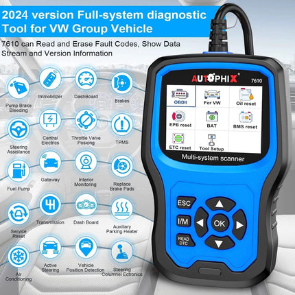 OBD2 Full System Diagnostic Scanner for Volkswagen Group Vehicles - Wnkrs