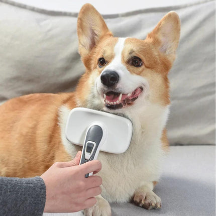 Brosse de toilettage autonettoyante pour chiens et chats