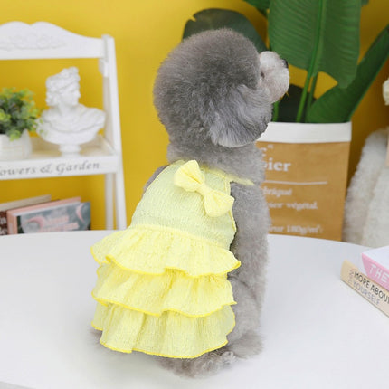 Robe de princesse printanière pour chien