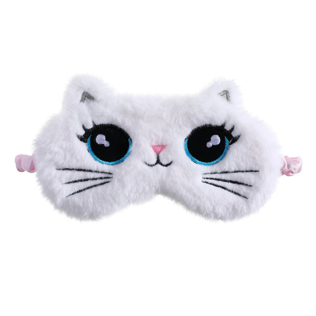 Masque pour les yeux en peluche mignon