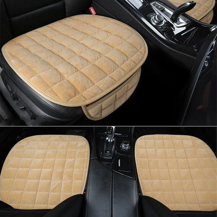 Universal Car Seat Cover: Warm, Anti-slip Cushion for Front & Rear Seats - Wnkrs