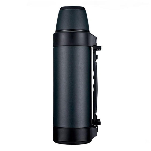 Tasse de voyage isotherme en acier inoxydable de grande capacité - Garde les boissons chaudes et froides pendant 24 heures, 1200/1500 ml