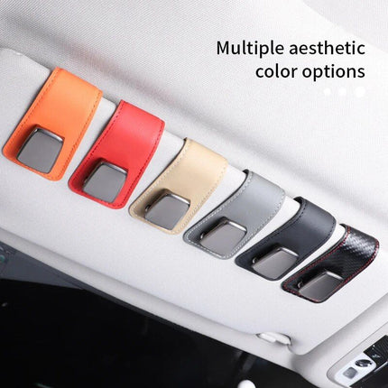 Luxe Auto Sun Visor Glasses Holder - Wnkrs