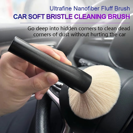 Brosse de nettoyage multifonctionnelle pour grille d'aération de voiture