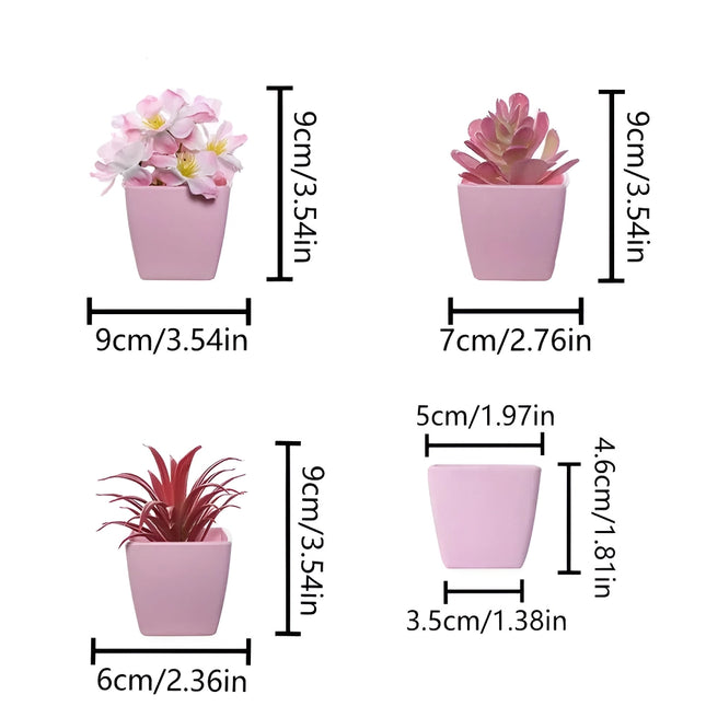 Bonsaï de fleurs artificielles élégantes avec vase
