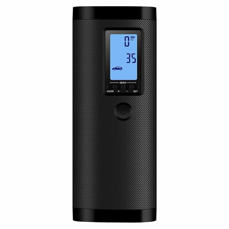 Dual Display Electric Tire Inflator with Power Bank