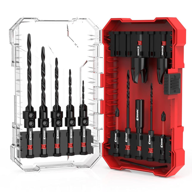 15-Pack Countersink Drill Bit Set