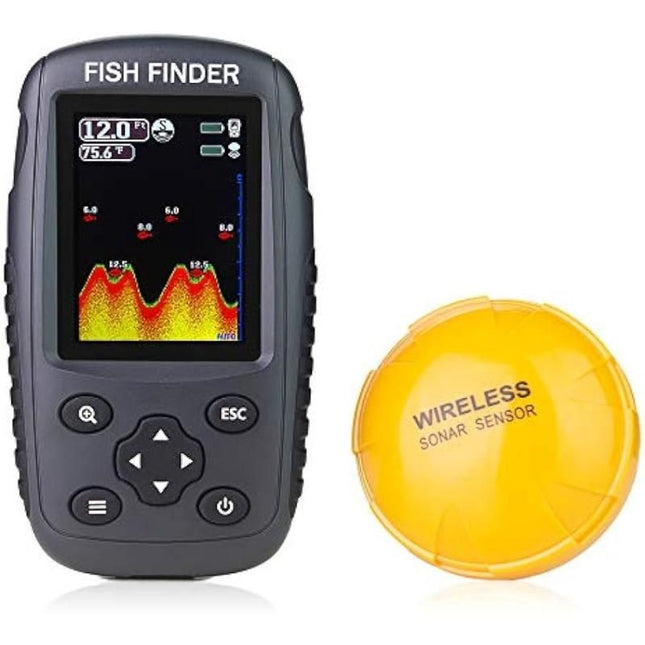 Portable Rechargeable Wireless Fish Finder with Sonar Sensor - Wnkrs