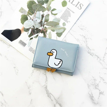 Charming Duck-Themed Mini Women's Wallet - Wnkrs