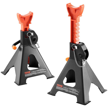 Heavy-Duty Double Locking Jack Stands 3/6 Ton Capacity - Wnkrs