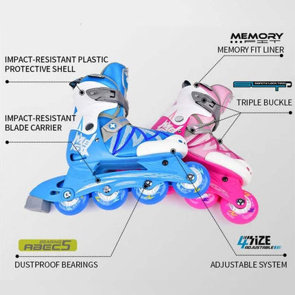 Adjustable Kids Roller Skates - Wnkrs