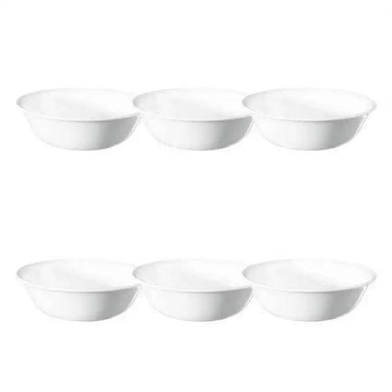 6-Piece Winter Frost White Silicone Soup Bowls Set - Wnkrs