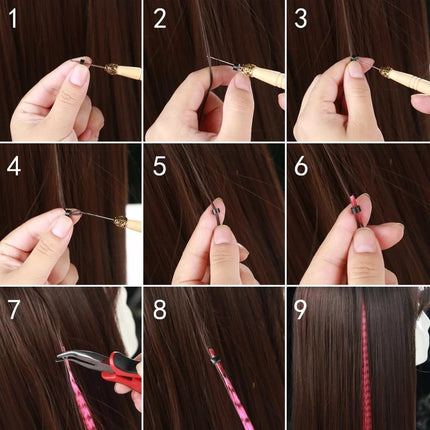 Extensiones de cabello sintético