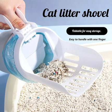 Pelle à litière pour chat – Filtre de nettoyage des toilettes Ramasseur de déchets Fournitures pour animaux de compagnie Accessoire