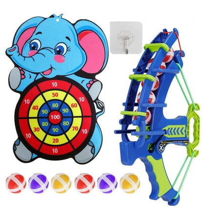 Multi-Game Slingshot & Sticky Ball Dartboard - Fun Outdoor Target Game for Kids - Wnkrs