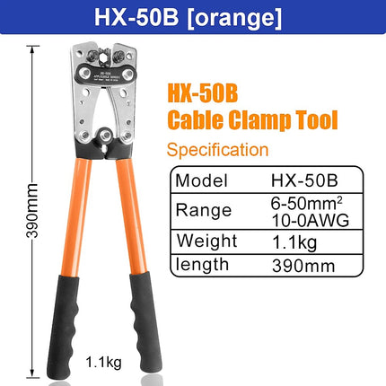 Hex Crimp Tool for Tube Terminals