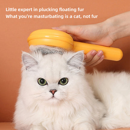 Brosse de toilettage autonettoyante pour chiens et chats